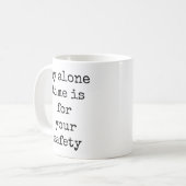 Drôle, Citation, Texte, Mug de café (Devant gauche)