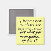 Drôle cite les aimants frigidaires petite ville pl (Recto/Verso)