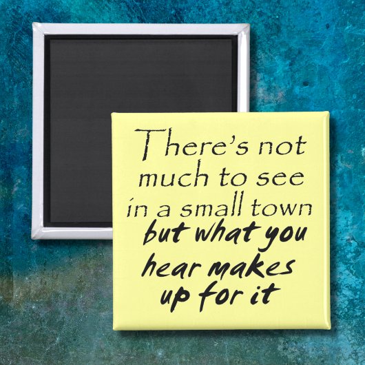 Drôle cite les aimants frigidaires petite ville pl