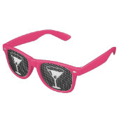 Drôle cocktail verre rose lunettes de soleil (Angulaire)