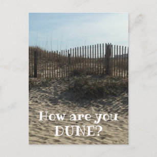 Drôle Comment es-tu Dune Carte Postale