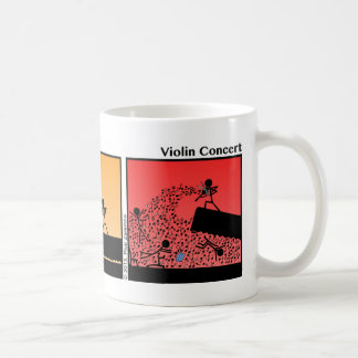 Drôle Concert de violon Stickman Mug - 113