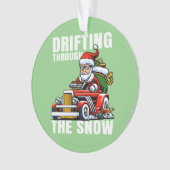 Drôle Conduite de voiture Père Noël comme la condu (devant)