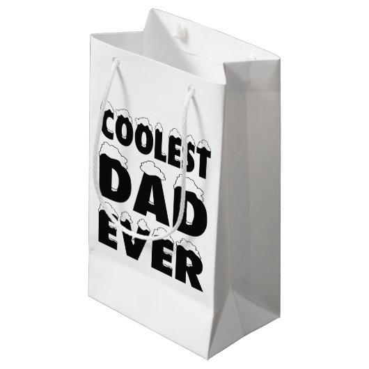 Drôle Coolest Papa Jamais Fête des pères | Sac Cad (Devant Angle)