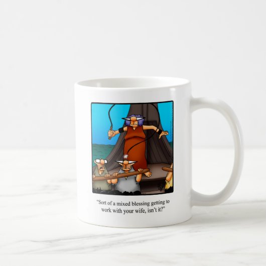 Drôle "Couple de travail" Humour Mug cadeau (Droite)