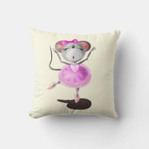Drôle Coussin Ballerina Mouse Danseur de ballet