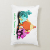 Drôle Coussin d'accentuation des poulets - Texte p (Dos(Vertical))