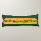 Drôle Coussin Sandwich Long (Dos)