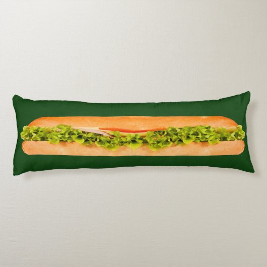 Drôle Coussin Sandwich Long (Dos)