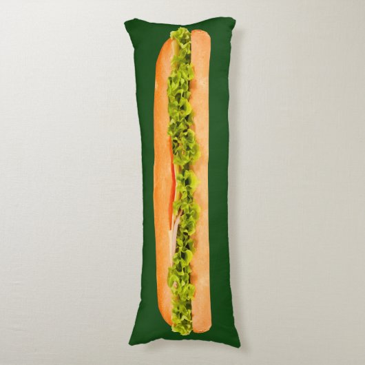 Drôle Coussin Sandwich Long (Devant (Vertical))