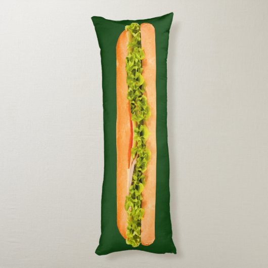 Drôle Coussin Sandwich Long (Dos (Vertical))
