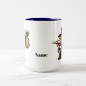 Drôle Cowboy et Sa Mug de Cheval (Centre)