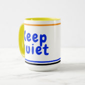 Drôle Coworker Café Mug (Fermé En Disant) (Devant gauche)