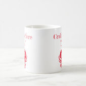Drôle Crabby Avant Café Mug Rouge (Centre)