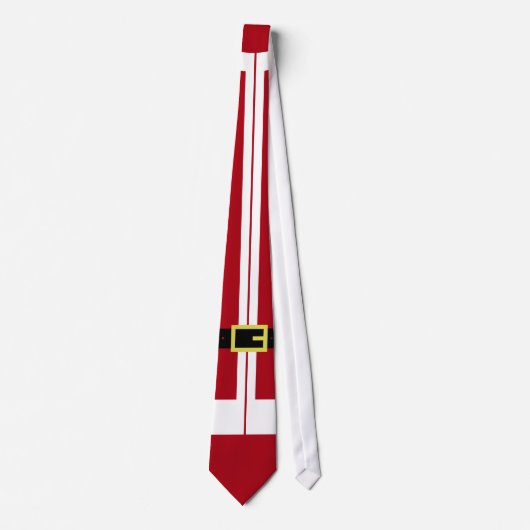 Drôle Cravate de Noël avec Père Noël Design (Devant)