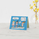 Drôle créez ma propre carte de note de réalité (Fleur jaune)