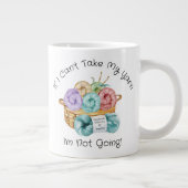 Drôle Crochet personnalisé Géant Mug (Droite)