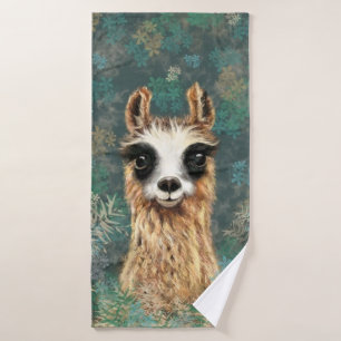 Drôle Curieux Serviettes De Bain Alpaca