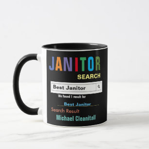 Drôle Custom Meilleure Mug Janitor
