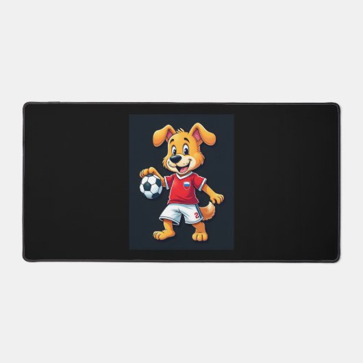 Drôle Dabbing Chien Russie Soccer Jersey Russe Foo (Recto)