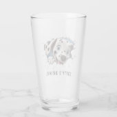 Drôle Dalmatien de Bande Dessinée Objet de Verre N (Dos)