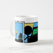 Drôle DAM Bank Robbery Stickman Mug - 088 (Devant gauche)