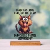 Drôle dame de chat de mot art (Neutre)