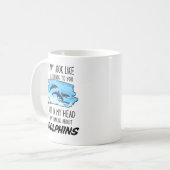 Drôle Dauphin Amant Mug (Devant gauche)