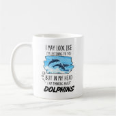 Drôle Dauphin Amant Mug (Gauche)