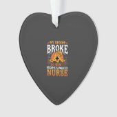 Drôle de balai de sorcière pour infirmière de dial (devant)