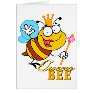 drôle de bande dessinée queen bee avec texte