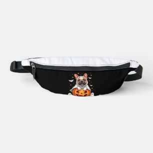 Drôle de Bulldog Anglais Fantôme Boo Halloween Fem