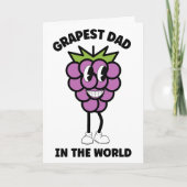 Drôle de carte pour la fête des pères avec le rais (Devant)