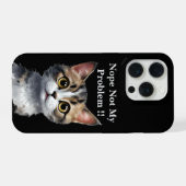 Drôle de chat dit pas mon problème, (Verso Horizontal)