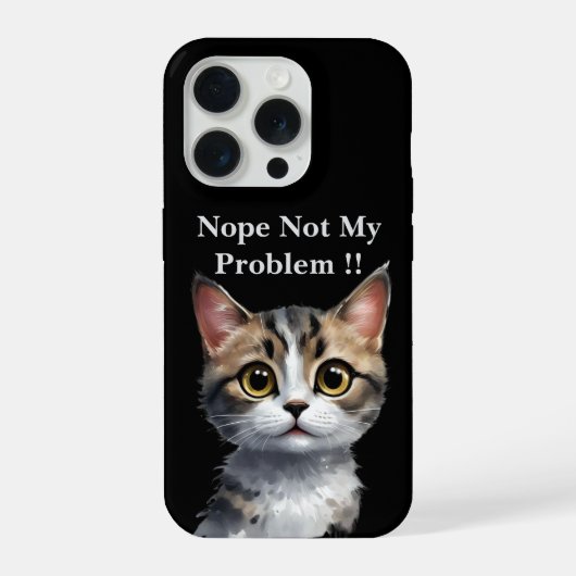 Drôle de chat dit pas mon problème, (Verso)