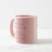 Drôle de chef Lady Coffee Mug Cadeau humoristique  (Devant gauche)