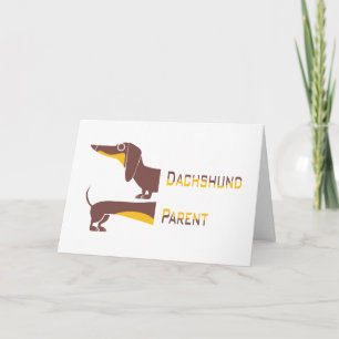Drôle de dachshund mignon pour un long parent de c
