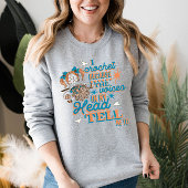 Drôle de dire Crochet Sweatshirt amoureux