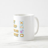 drôle de dormir Bowling répéter mug 2024 (Devant droit)