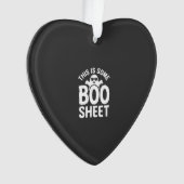 Drôle de feuille de Boo fantôme Halloween Design_1 (devant)