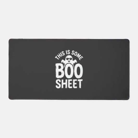 Drôle de feuille de Boo fantôme Halloween Design_1 (Recto)