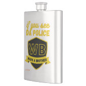 drôle de fiole "ATTENDEZ UN BRO..." (Gauche)