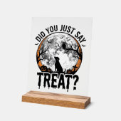 Drôle de friandise pour chien Halloween Design vec (Angle)