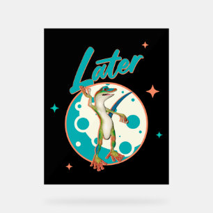 Drôle de Gecko Plus Tard Humour de Procrastination