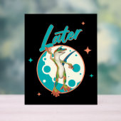 Drôle de Gecko Plus Tard Humour de Procrastination (Neutre)