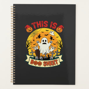 Drôle de Halloween Boo Sheet Fantôme Cimetière