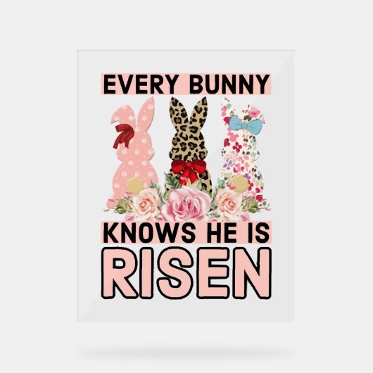 Drôle de Jésus de Pâques, chaque lapin sait qu'il  (Recto)