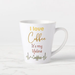 Drôle de la caféine Addict Latte Mug - Café Drôle