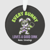 Drôle de Pâques Pickleball Chaque lapin aime un Di (devant)