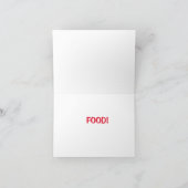 Drôle de passer la Saint-Valentin avec la carte d' (Intérieur)